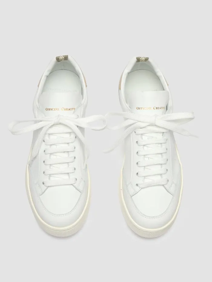 Officine Creative Sneakers MOWER 109 BiancoArgentina White Leather Sneakers 8211 Women