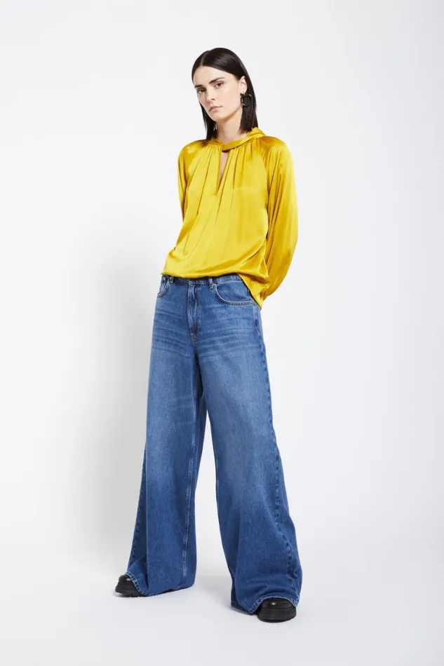 Ottod039Ame Jeans Wide Low Rise Women Denim