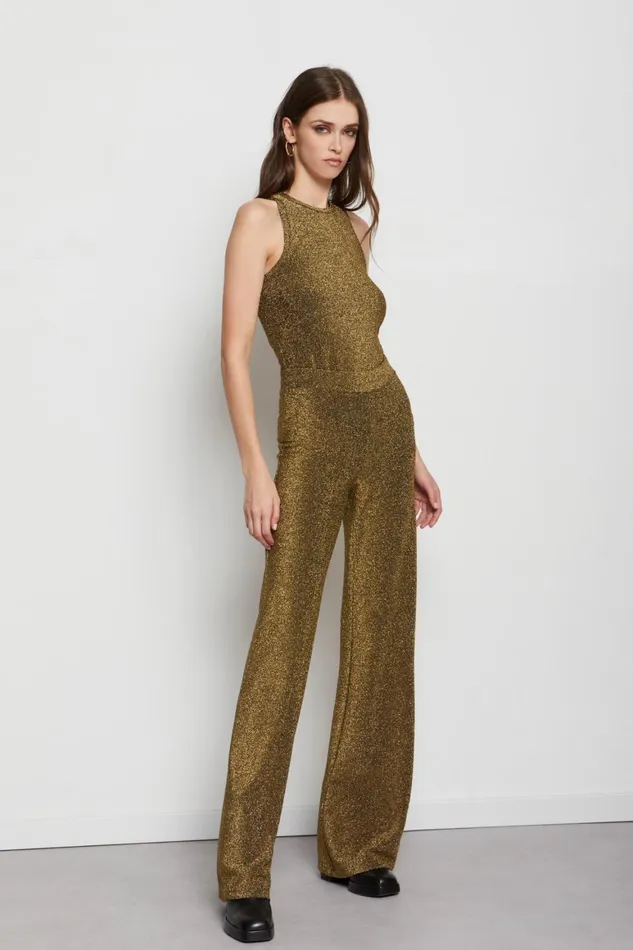 Ottod039Ame Lurex Trousers Women Trousers