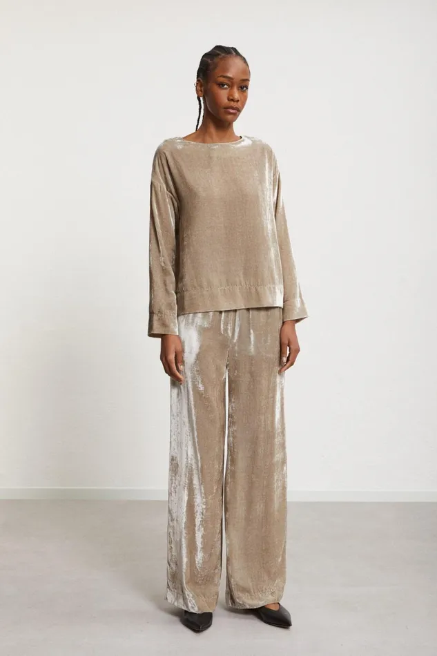 Ottod039Ame Velvet Blouse Women Shirts and Blouses