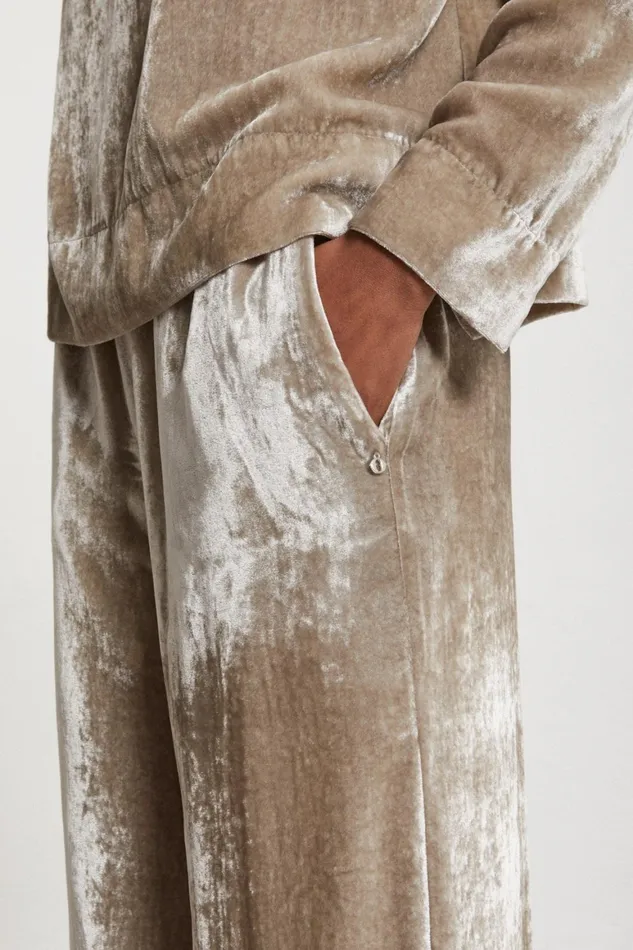 Ottod039Ame Velvet Palazzo Trousers Women Trousers