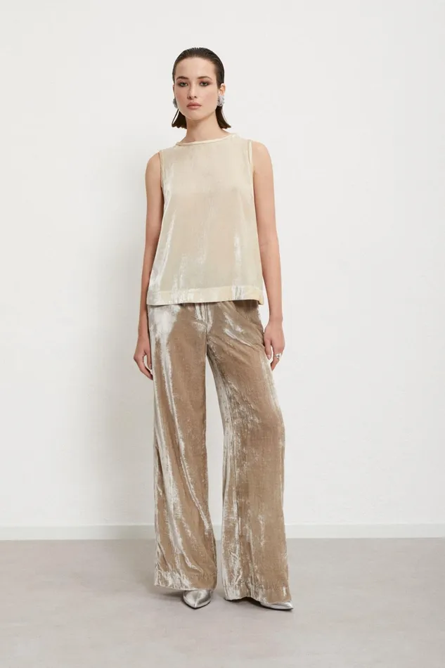Ottod039Ame Velvet Palazzo Trousers Women Trousers