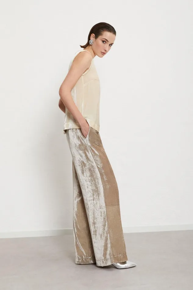 Ottod039Ame Velvet Palazzo Trousers Women Trousers