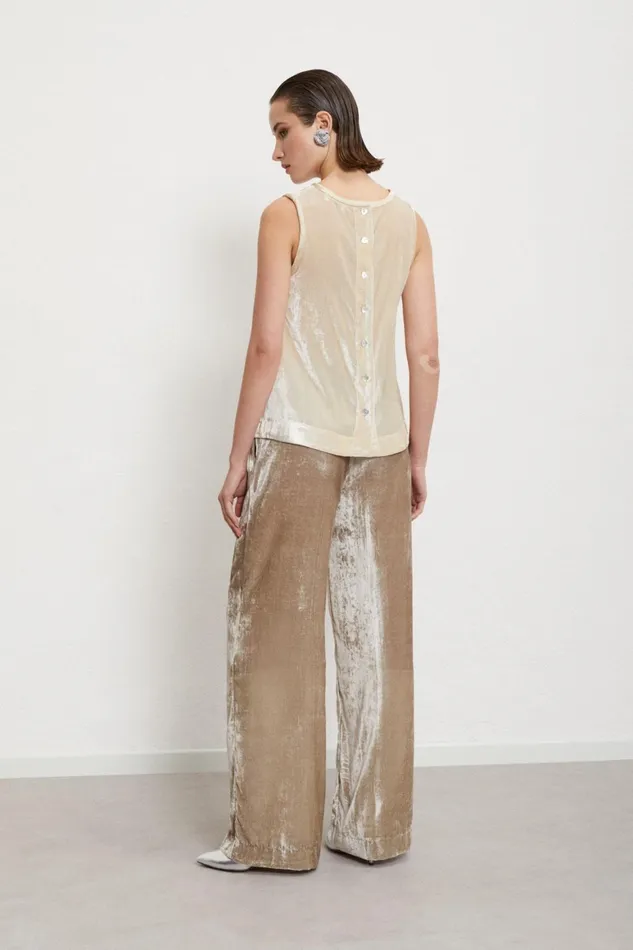 Ottod039Ame Velvet Palazzo Trousers Women Trousers