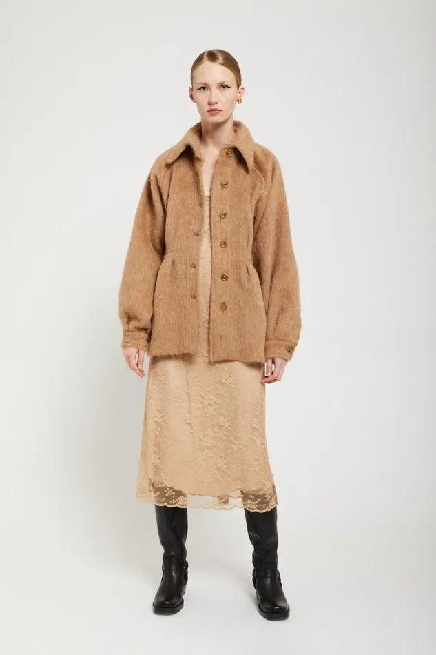 Ottod039Ame Woolblend Jacket With Belt Women Coats