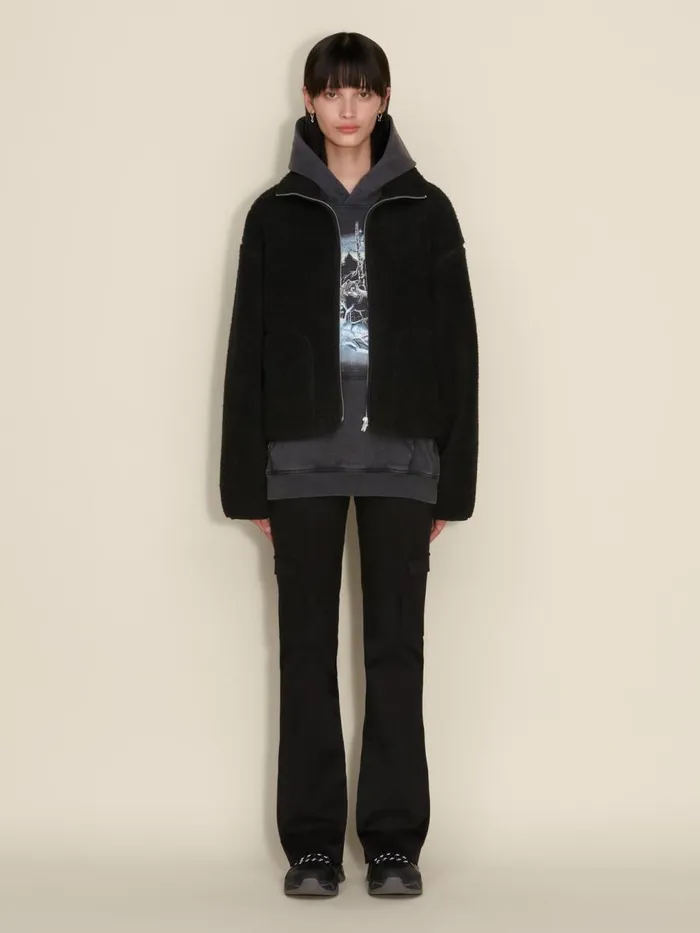 Outerwear Women Holzweiler Dua Fleece Jacket Black