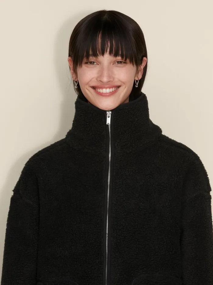 Outerwear Women Holzweiler Dua Fleece Jacket Black