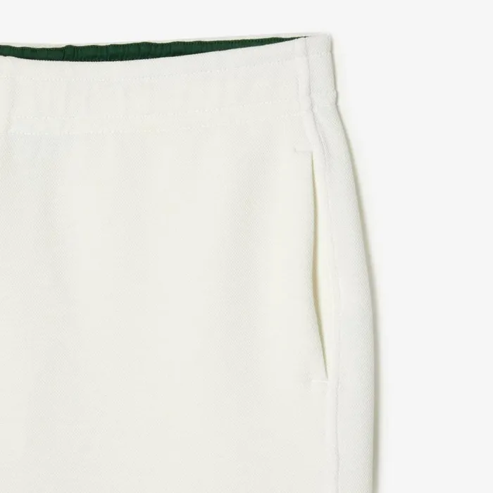 Pants and Leggings Women Lacoste Womens Blended Cotton Sweatpants White 70v