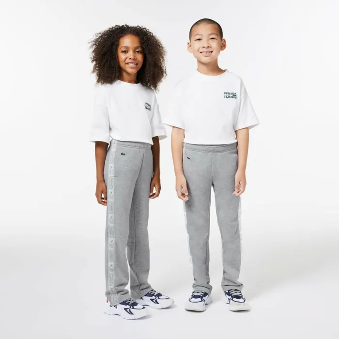 Pants and Shorts Kids Lacoste Kids039 Fleece Cotton Sweatpants Grey Chine Cca Pants and Shorts Kids Lacoste Kids039 Fleece Cotton Sweatpants Grey Chine Cca
