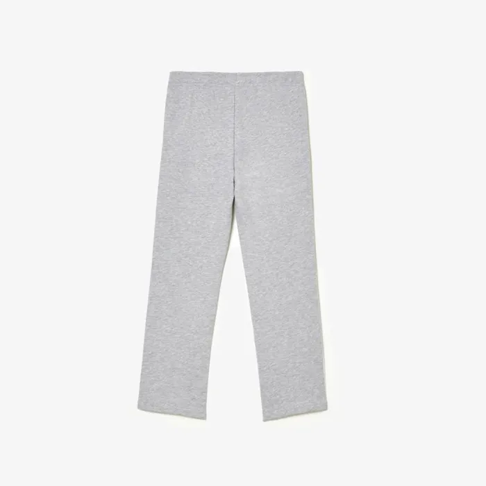 Pants and Shorts Kids Lacoste Kids039 Fleece Cotton Sweatpants Grey Chine Cca