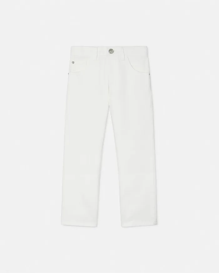 Pants and Skirts Kids Versace Jeans White