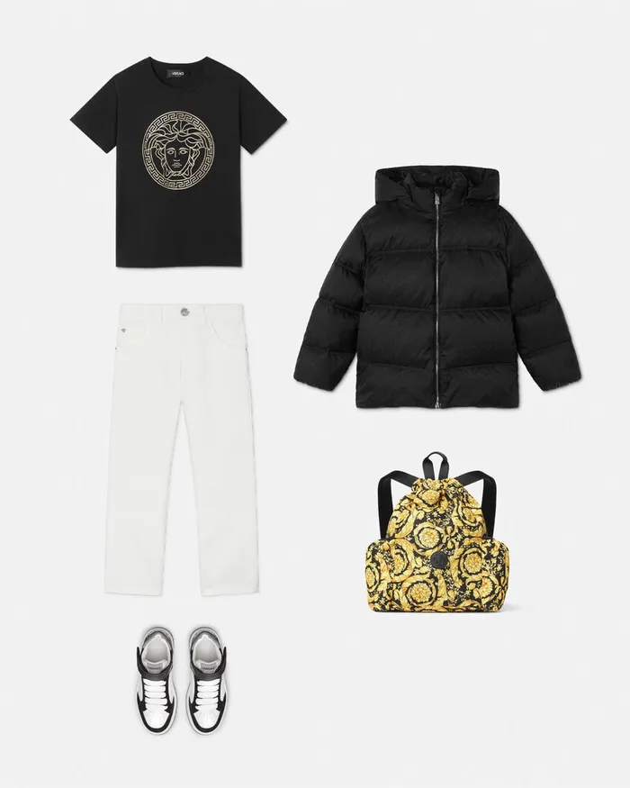 Pants and Skirts Kids Versace Jeans White