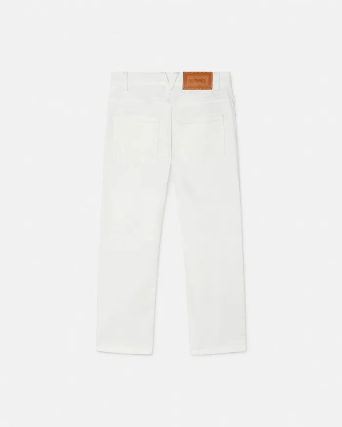 Pants and Skirts Kids Versace Jeans White