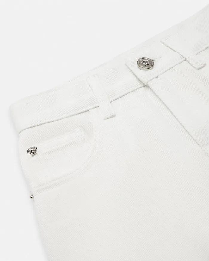 Pants and Skirts Kids Versace Jeans White