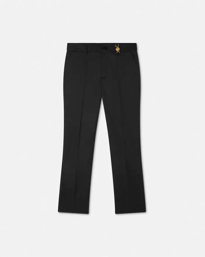 Pants Kids Versace WoolBlend Pants Black