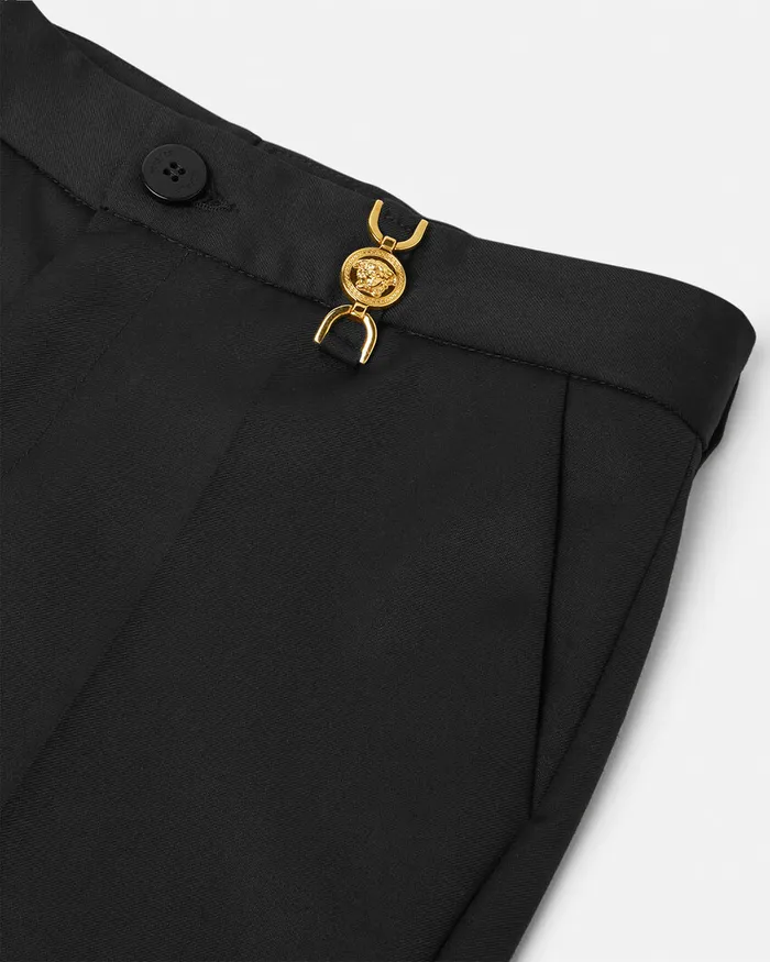 Pants Kids Versace WoolBlend Pants Black