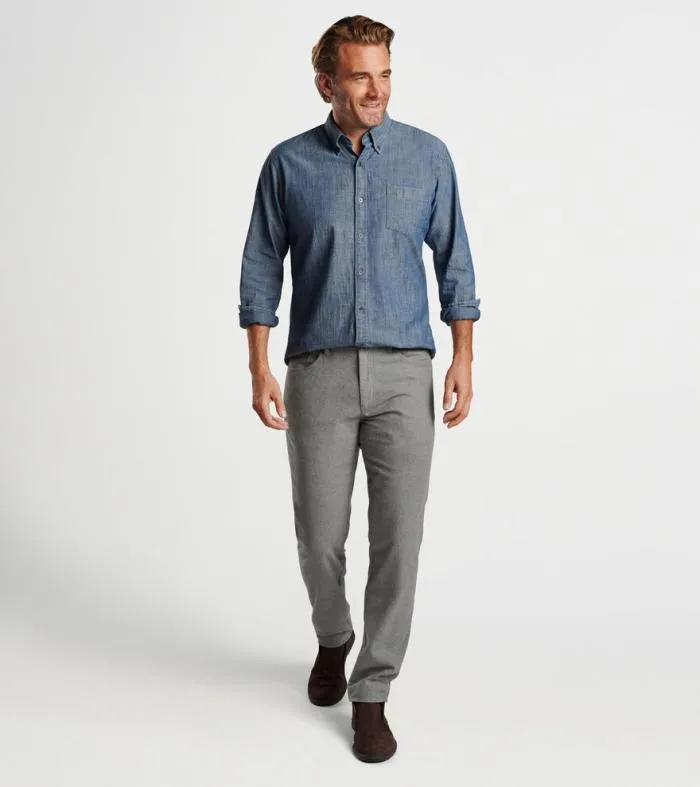 Peter Millar Pants Men Mountainside Flannel FivePocket Pant