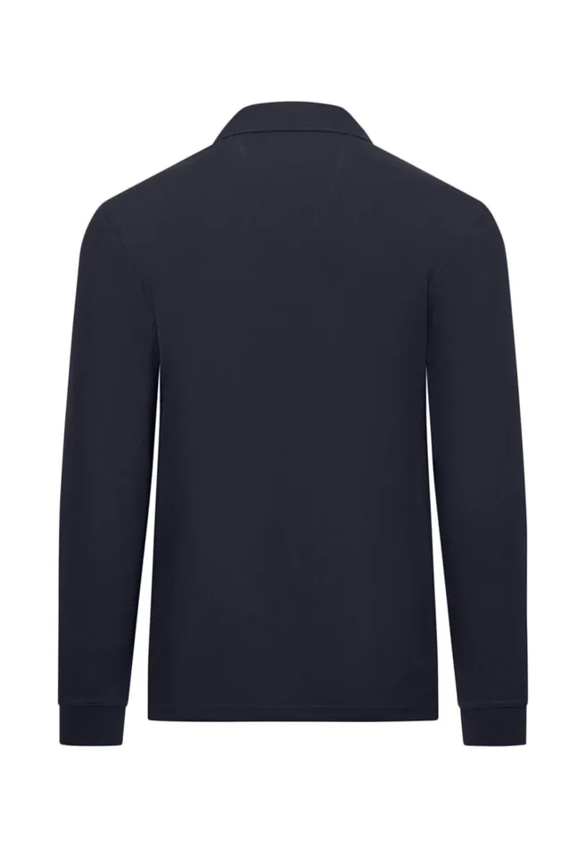 Polo Shirt Men FYNCHHATTON Long Arm Polo Shirt Made Of Cotton Navyasphaltdark Emeraldrustruby Redcloud Bluemidnightlight Khaki