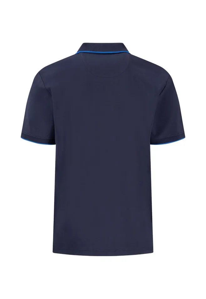 Polo Shirt Men FYNCHHATTON Polo Shirt Made Of Cotton With Subtle Contrast Details Navywhiteasphaltblack