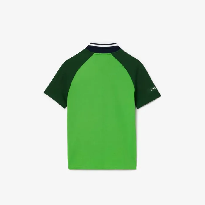 Polos Kids Lacoste Kids039 Lacoste Sport X Daniil Medvedev Jersey Polo Green Iux