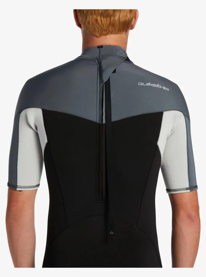 Quiksilver 22mm Everyday Sessions Short Sleeve Spring Suit Black Ash Mens Wetsuits Quiksilver 22mm Everyday Sessions Short Sleeve Spring Suit Black Ash Mens Wetsuits
