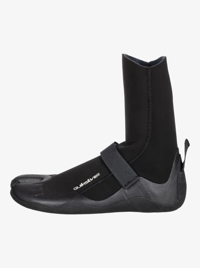 Quiksilver 5mm Everyday Sessions Split Toe Wetsuit Boots Black Mens Wetsuits