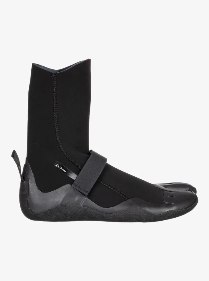 Quiksilver 5mm Everyday Sessions Split Toe Wetsuit Boots Black Mens Wetsuits