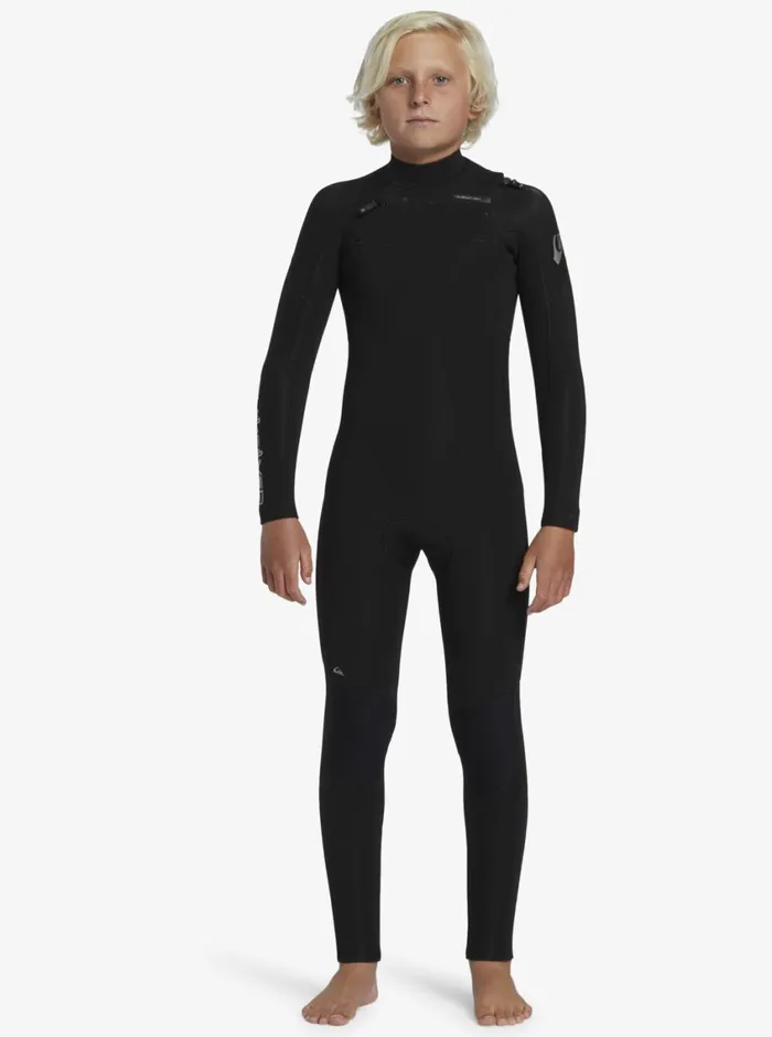 Quiksilver 816 43mm Prologue Back Zip Wetsuit Black Boys Wetsuits