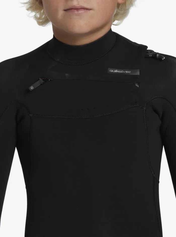 Quiksilver 816 43mm Prologue Back Zip Wetsuit Black Boys Wetsuits Quiksilver 816 43mm Prologue Back Zip Wetsuit Black Boys Wetsuits