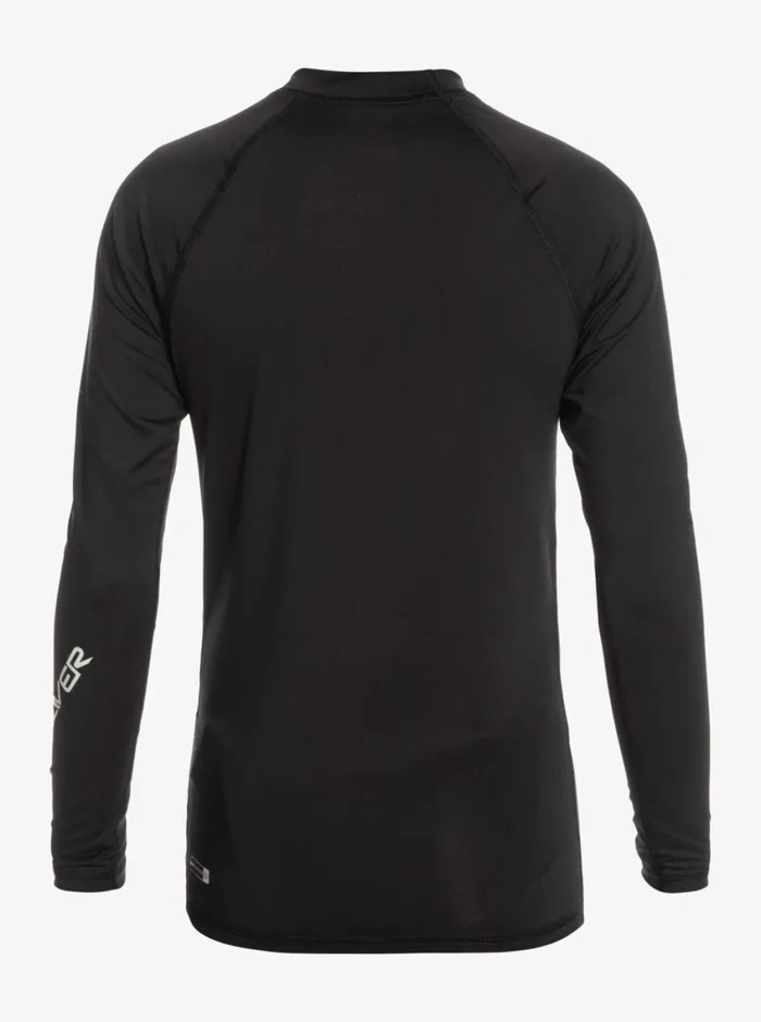 Quiksilver 816 All Time Ls Youth LSL Surf Tee Black Boys Rashguards Quiksilver 816 All Time Ls Youth LSL Surf Tee Black Boys Rashguards