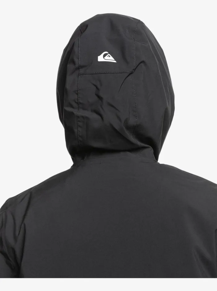 Quiksilver 816 Mission Solid Insulated Snow Jacket True Black Boys Snow Jackets Quiksilver 816 Mission Solid Insulated Snow Jacket True Black Boys Snow Jackets