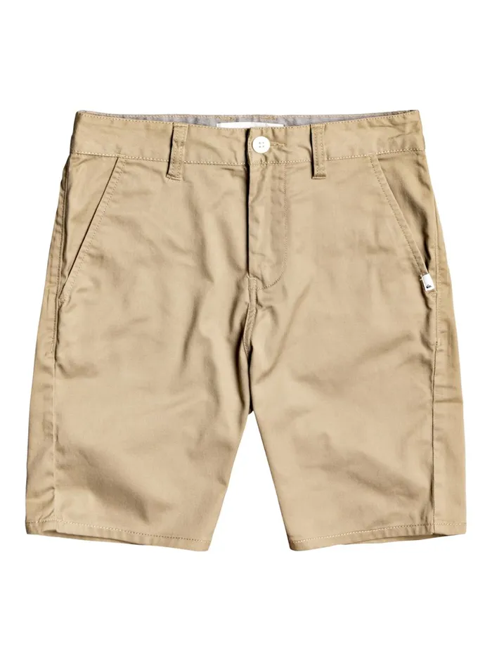 Quiksilver 816 New Everyday Union Stretch Chino Shorts Elmwood Boys Shorts