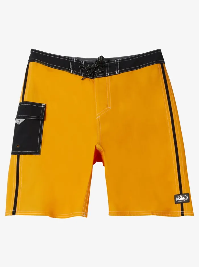 Quiksilver 816 Saturn Solid 17034 Boardshorts Radiant Yellow Boys Boardshorts