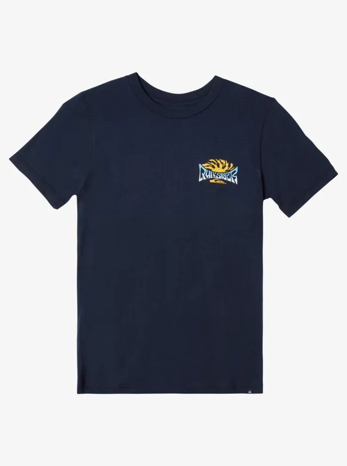 Quiksilver 816 Spin Cycle TShirt Navy Blazer Boys Tees