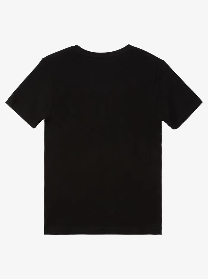 Quiksilver 816 Splitting Hairs TShirt Black Boys Tees Quiksilver 816 Splitting Hairs TShirt Black Boys Tees
