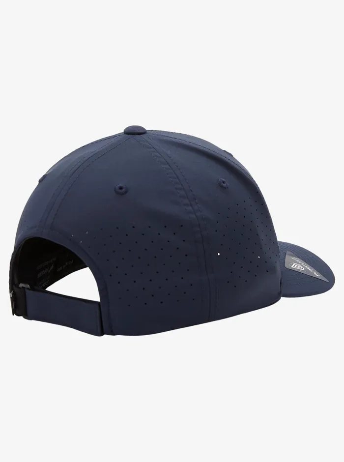Quiksilver Adapted Flexfit Hat Insignia Blue Mens Hats