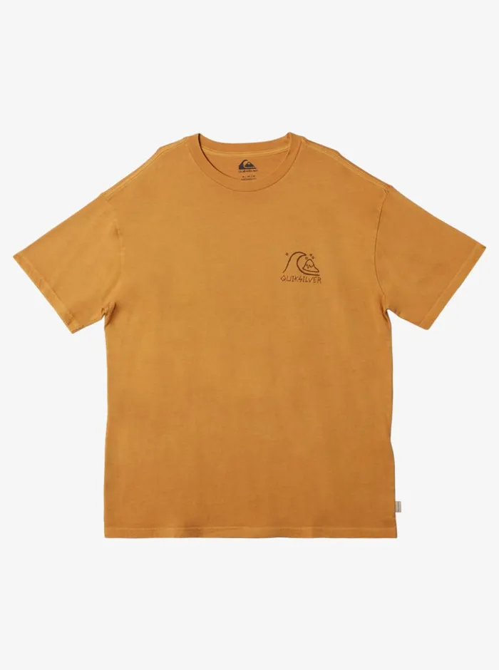 Quiksilver Bag Of Sun TShirt Mustard Mens Tees