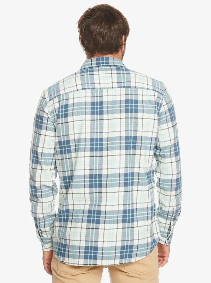 Quiksilver Banchor Long Sleeve Shirt Snow White Banchor Mens Shirts and Polos Quiksilver Banchor Long Sleeve Shirt Snow White Banchor Mens Shirts and Polos