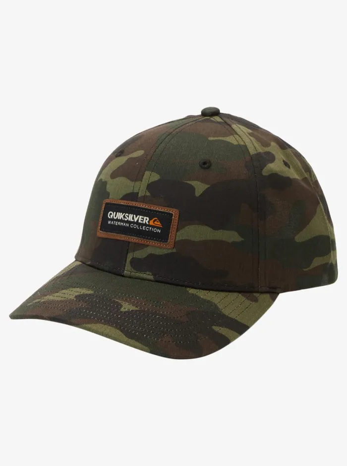 Quiksilver Bar Manager Snapback Hat Woodland Camo Mens Hats