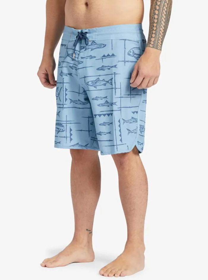 Quiksilver Bento Box 19034 Boardshorts Bento Dusk Blue MensWaterman Shorts and Amphibians