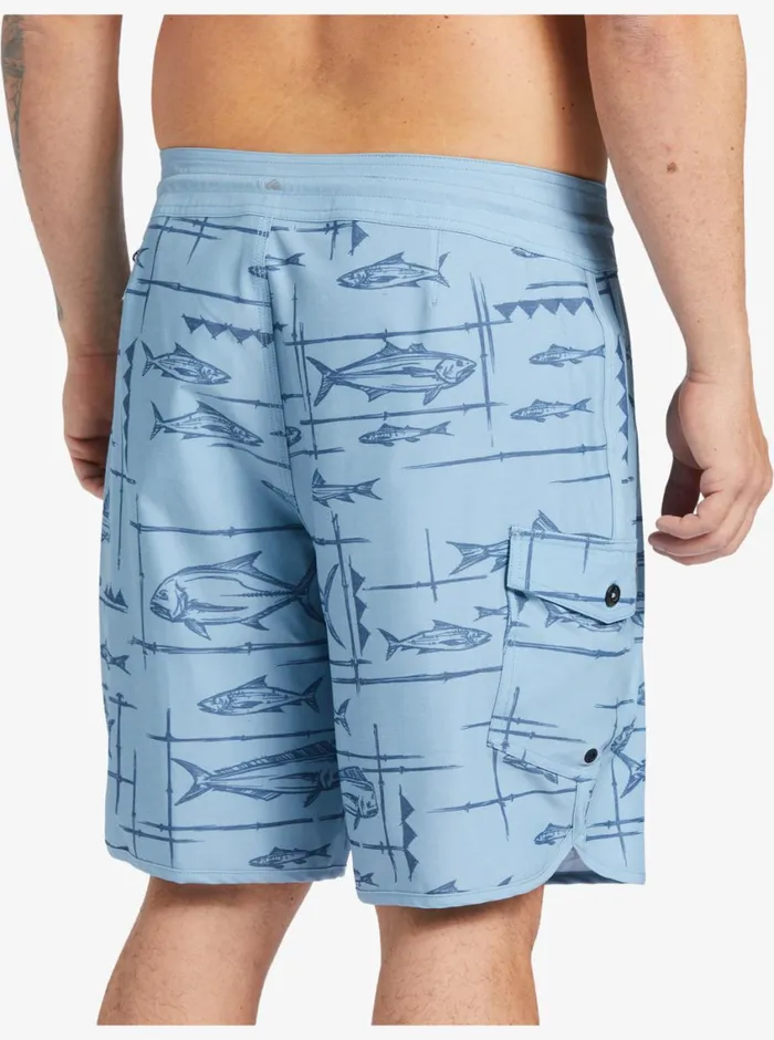 Quiksilver Bento Box 19034 Boardshorts Bento Dusk Blue MensWaterman Shorts and Amphibians