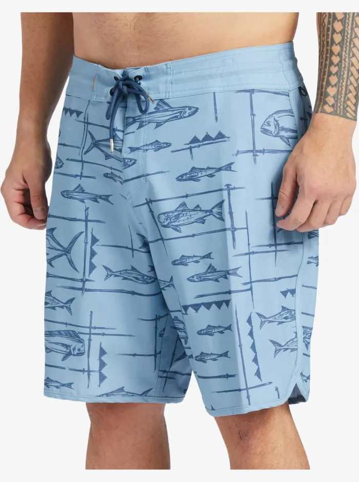 Quiksilver Bento Box 19034 Boardshorts Bento Dusk Blue MensWaterman Shorts and Amphibians