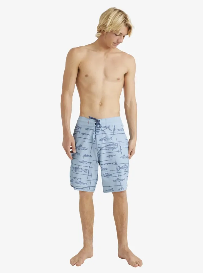 Quiksilver Bento Box 19034 Boardshorts Bento Dusk Blue MensWaterman Shorts and Amphibians
