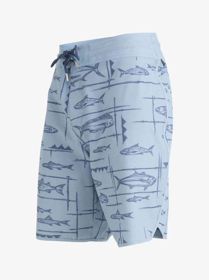 Quiksilver Bento Box 19034 Boardshorts Bento Dusk Blue MensWaterman Shorts and Amphibians
