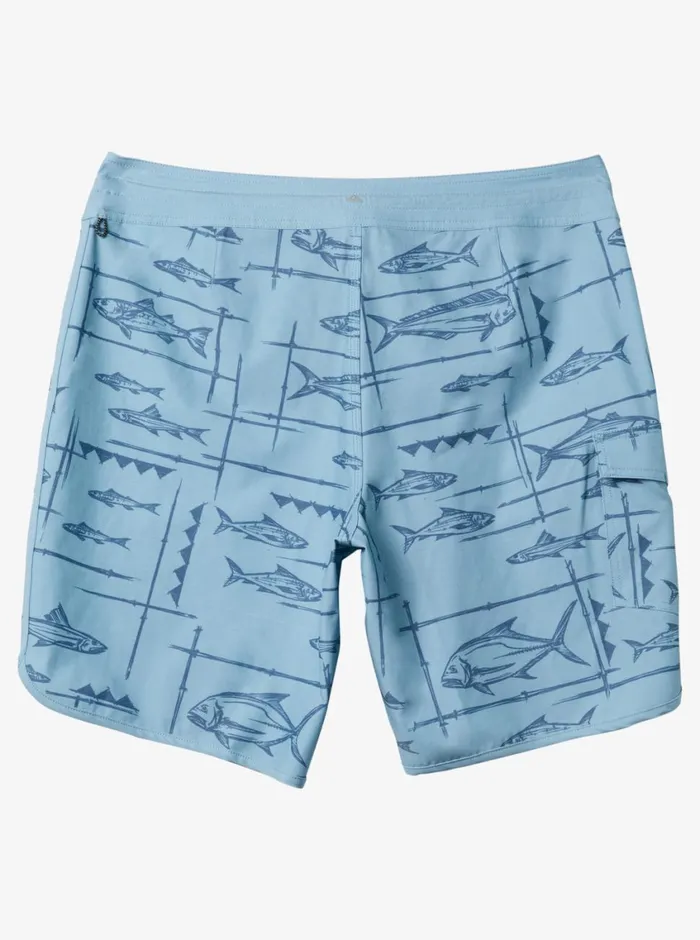 Quiksilver Bento Box 19034 Boardshorts Bento Dusk Blue MensWaterman Shorts and Amphibians
