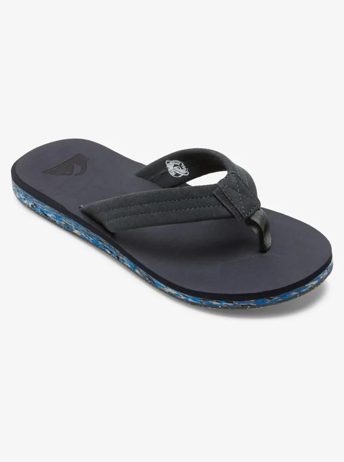 Quiksilver Carver Suede Recycled Sandals Grey 2 Mens Sandals