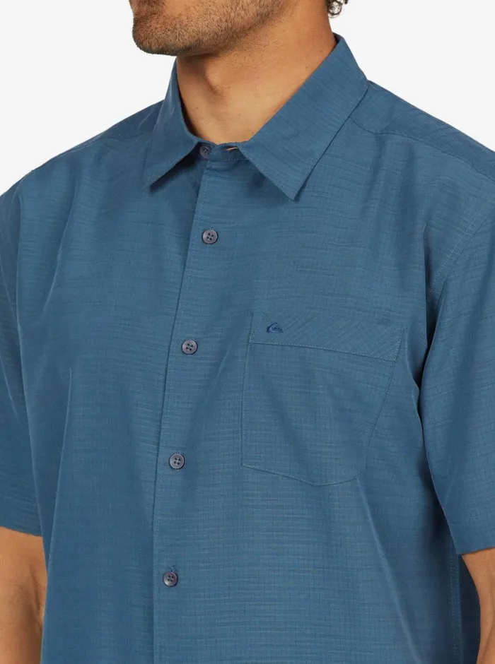 Quiksilver Centinela Premium AntiWrinkle Shirt Midnight Navy Centinella MensWaterman Shirts and Polos Quiksilver Centinela Premium AntiWrinkle Shirt Midnight Navy Centinella MensWaterman Shirts and Polos