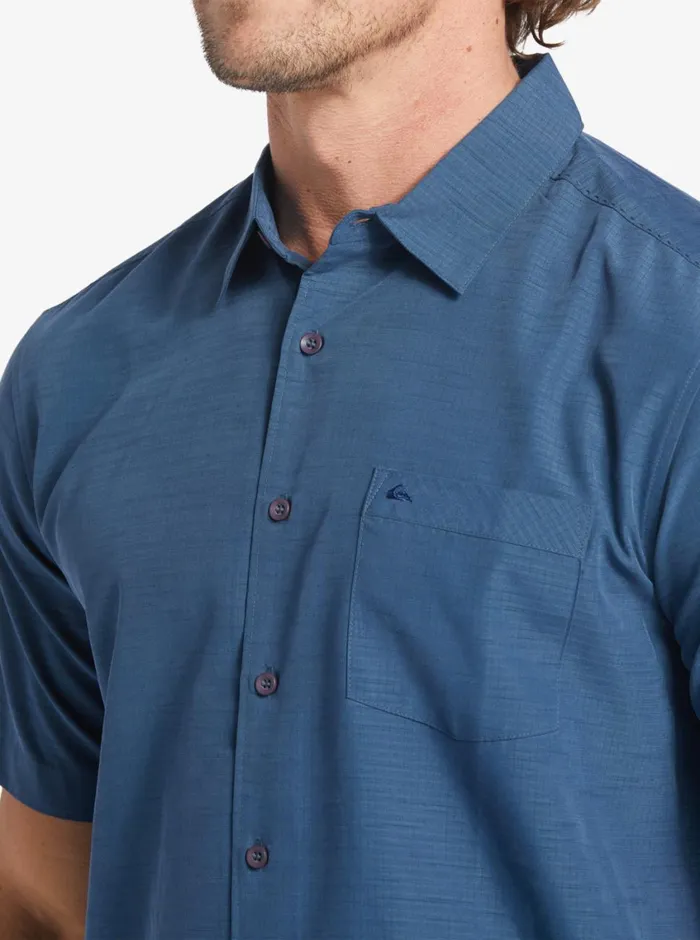 Quiksilver Centinela Premium AntiWrinkle Shirt Midnight Navy Centinella MensWaterman Shirts and Polos Quiksilver Centinela Premium AntiWrinkle Shirt Midnight Navy Centinella MensWaterman Shirts and Polos