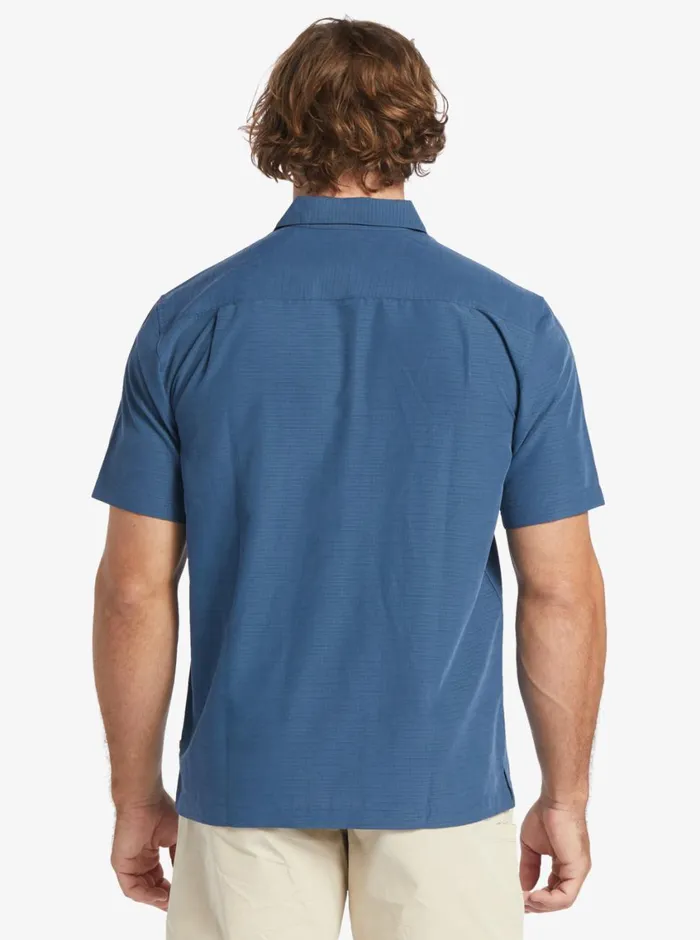 Quiksilver Centinela Premium AntiWrinkle Shirt Midnight Navy Centinella MensWaterman Shirts and Polos Quiksilver Centinela Premium AntiWrinkle Shirt Midnight Navy Centinella MensWaterman Shirts and Polos