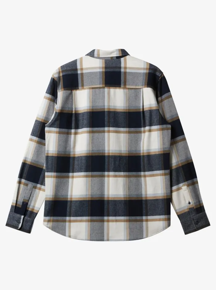 Quiksilver DNA Flannel Long Sleeve Top Dark Navy Dna Flannel Mens Shirts and Polos Quiksilver DNA Flannel Long Sleeve Top Dark Navy Dna Flannel Mens Shirts and Polos